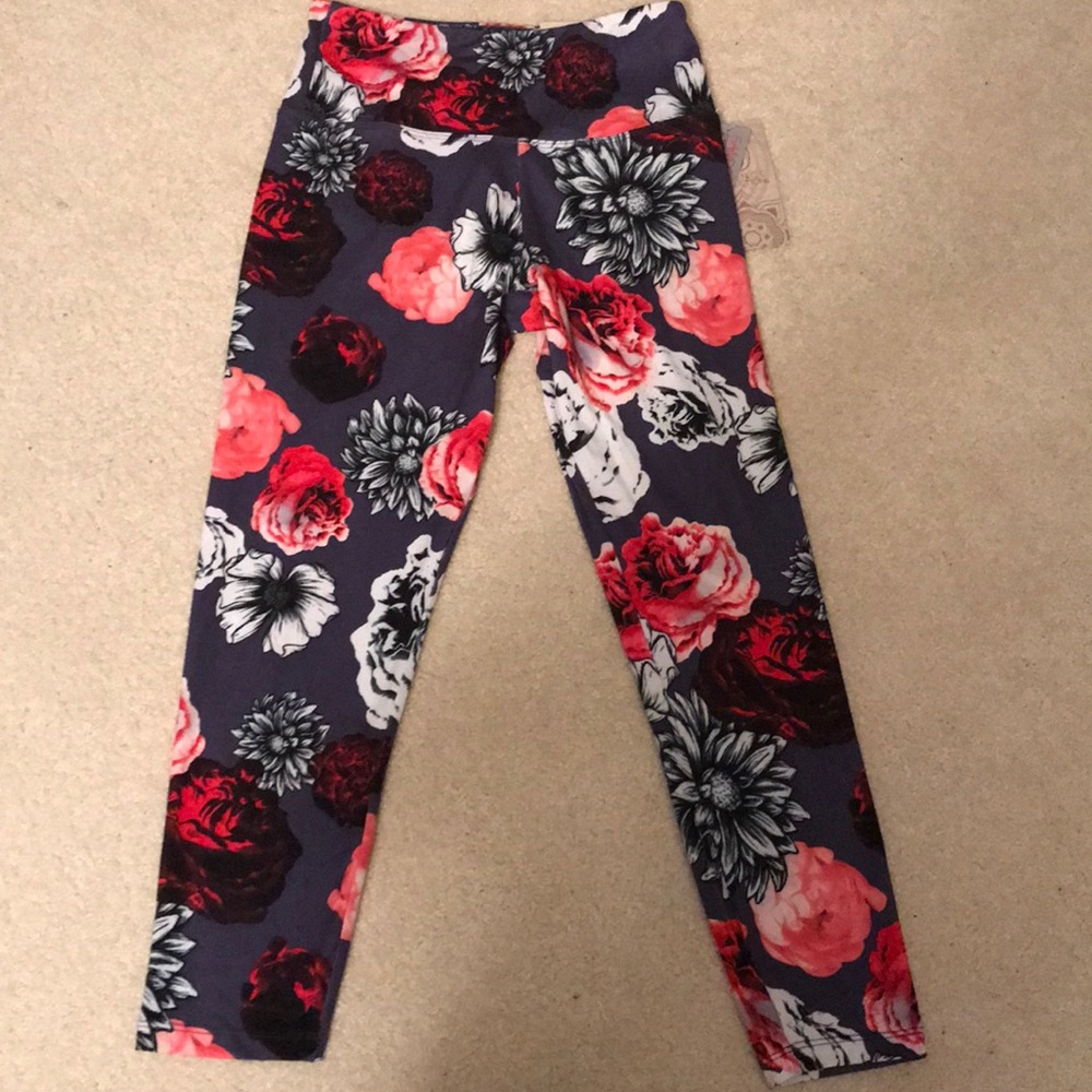 Brand New Floral Workout Capris